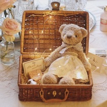 Cute gift plush bear doll LACESHABBY original girlfriend bridesmaid holiday birthday gift box companion gift