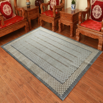 Light and luxurious pure handmade real silk with cashmere knotted woven modern minimalist living-room Bedroom Book room Tea Table Carpet Machete.