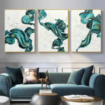 Hand painted oil painting Living room Triple decoration painting abstract Color Nordic American style board house Xuanguan hanging painting Dance Life