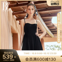 BE van der Ann Little Black Dress Series Womens One-Piece Swimsuit Fashion Sunscreen Sexy Two Wear 2022 New Style