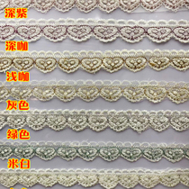 Matching small lace 3cm lace accessories narrow edge sofa cushion pillow fabric decorative edging small yarn edge