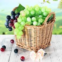 Simulation grape fake grape string plastic grape fruit model fake vegetable fruit shop pendant interior decoration ornaments