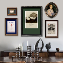  American living room photo wall background wall decoration Retro wall hanging photo frame Restaurant creative home interior wall decoration