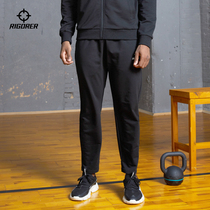 Quasi knitted sports trousers autumn and winter new mens slim size casual pants fashion versatile breathable pants