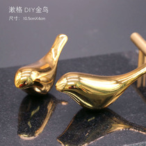 Nordic restaurant golden bird ornaments home living room creative decorations hotel model room wedding furnishings gifts