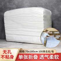 Disposable bed sheet massage mattress Travel beauty salon special non-woven breathable bed sheet pad Single mattress pad 100