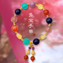 Natural Honey Wax Multi Paver Beads Handstring Womens Temperament Fashion Buddha South Red Agate Candied Beads Bracelet Strawberry Crystal Jewellery