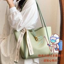 Cone Koery Genuine Leather Large Capacity Packs Woman 2022 New Burst Single Shoulder Bucket Bag 100 hittote bag