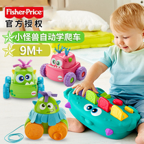 Fisher little monster puzzle play play learn to climb early childhood baby toddler learn to climb childrens toys for 6 months