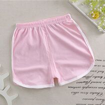 Childrens pure cotton shorts two pieces of boy girl shorts sports wind 0-6 years old