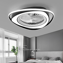 2021 New ceiling lamp invisible fan lamp hanging fan lamp restaurant bedroom creative personality triangle living room lamp