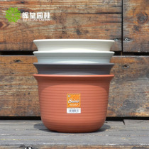 Alice Size Deep Flower Pot Round Love Litho Plastic Thickened Balcony Indoor Cultivation Multi-Meat Potted Flower Pots