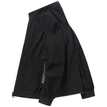 Autumn 2021 new men double-sided jacket men hooded loose long sleeve casual outdoor business jacket
