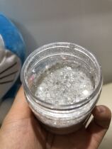 Shanghai Jiadai hand made embellishment with glitter high flash silver mixed color white green onion 1MM net weight 50 grams