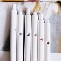 One pen with 6 expressions Package name Genesis MINISO Grey White Brown Bear Series Press-Stroke Pen 0 5mm 5mm