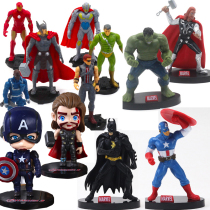  Baking decoration childrens cake hero cartoon doll m elementary school team doll cake decoration ornaments