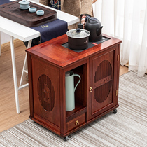 African rosewood tea cabinet under the bucket tea table Household small tea table kettle one new Chinese tea side cabinet