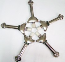 Great Wall Wushu three-ring telescopic sword stainless steel telescopic sword stainless steel Taiji sword telescopic unopened blade