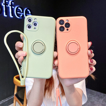 Apple 11 mobile phone case camera all-inclusive iPhone11pro max liquid silicone anti-fall 11pro tide brand ins wind net red female iPhone ring bracket Pro