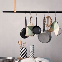 Nordic coat rack metal clothes bar bedroom clothes hangers living room storage small apartment hanging rod