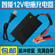 Smart 12v Scooter battery charger Car universal lead-acid battery 12V repair charger