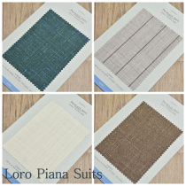  SUITS-LORO PIANA Spring and summer wool linen silk blended suit fabric 250-330 grams