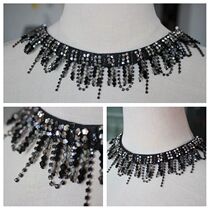 Heavy Industry luxury rhinestone nail bead neckline decoration clothing accessories DIY collar hand seam necklace hanging beads jewelry material