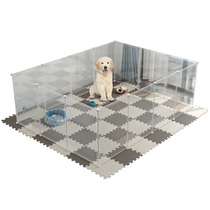 Dog fence pet indoor with toilet dog cat cage isolation door guardrail free combination small dog fence