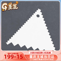 Baking tool triangle plastic scraper scraper plate cake smear board and face cut cake tool