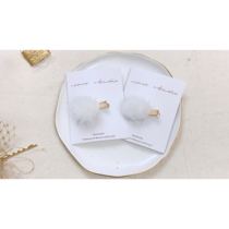 NIONIO STUDIO imported mink hair childrens hair clip exquisite