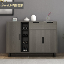 Nordic shoe cabinet simple modern hall cabinet large capacity simple economical entrance home multifunctional locker