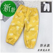 Winter baby anti-dirt cover pants for women boys and children baby increased elasticity waterproof and warm cotton pants rest pants