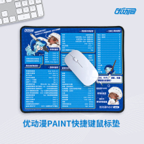 (Eugenics official) PAINT shortcut pad Anti-slip thickened lock edge CSP Software Paintmaker Special