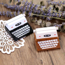 Business card holder Photo holder Photo props Typewriter retro zakka small ornament Hand account note photo rack