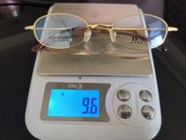 Pure titanium folding old flower mirror 3211