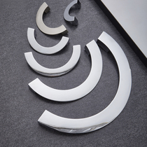  Modern minimalist handle semicircular handle Cabinet Wardrobe drawer Small handle Round shoe cabinet Wine cabinet handle