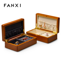 Vansi FANXI Jewelry Box Solid Wood Multifunctional Ring Box Earring Nail Handling Box SM154