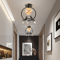 Hallway ceiling lamp entrance hallway lamp hat balcony Nordic creative star filled bird lamp