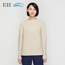 klee klee original color alpine wool flat machine round neck pullover K0193KT08