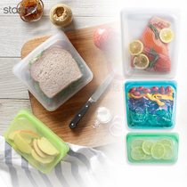 USA stasher silicone bag Preservation low temperature slow cooking bag Food storage bag Fruit food portable sealed bag