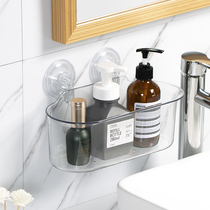 Bathroom rack toilet toilet toilet suction cup storage rack wall-free suction Wall