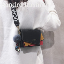 France Sandro Ifashion small bag women 2020 new versatile messenger bag wide shoulder strap single shoulder bag tide