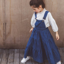 2021 Spring and Autumn New Childrens Wear Skirt Two-piece Hanban Big Skirt Parent-Child Set