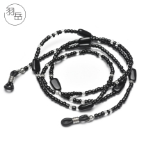 Glasses chain neck vintage non-slip glass beads sun glasses for men and women ink reading glasses fashion with lanyard eyes chain