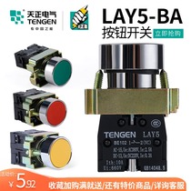 Tiezheng LAY5 button flat head Self-Reset Button Start Stop switch BA31 42 35 45 55 11 21
