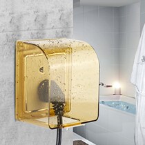 Dust cover open-mounted anti-shock socket protective cover socket panel cover bathroom household switch panel this self-adhesive