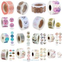 500pcs Thank You Scrapbooking Stickers Handmade Crafts Weddi