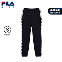 (Antibacterial Technology) FILA FILA FILA FILA childrens casual trousers autumn 2021 new boys home clothing pants