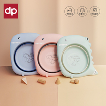 Dipai Baby Washbasin Baby Newborn Children Folding Newborn Wash Ass PP Portable Cartoon Small Basin