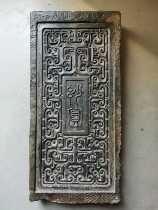 Han brick small shop Han brick tea table ancient brick inkstone pot dry bubble table wonderful round